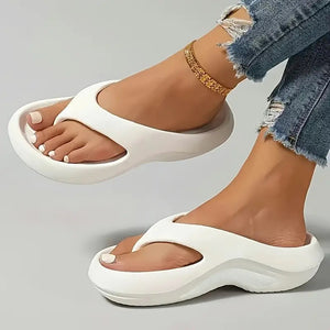 Sandali casual alla moda da donna, tinta unita