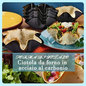 Ciotola da forno in acciaio al carbonio a forma di petalo💥