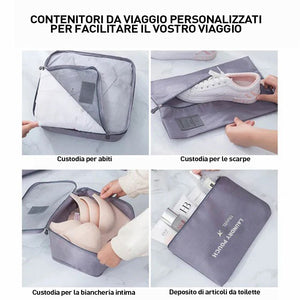 Borsa portaoggetti per smistamento vestiti Set da 6/7 pezzi