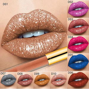 🔥Lucidalabbra liquido con diamanti glitterati