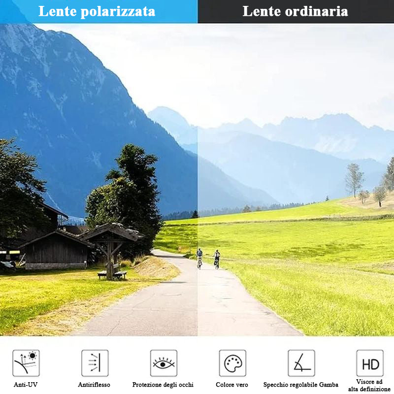 Video su Qual è Occhiali da sole da uomo con clip in metallo con lenti polarizzate e visione notturna Video su Qual è Occhiali da sole da uomo con clip in metallo con lenti polarizzate e visione notturna