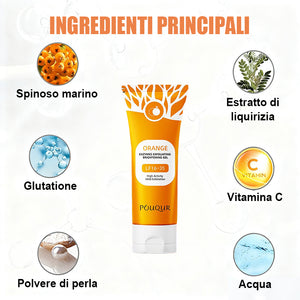 Gel esfoliante agli enzimi d'arancia