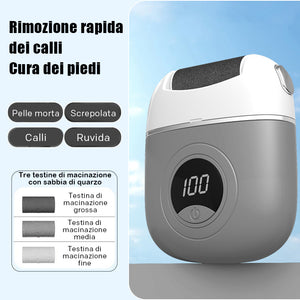Levigatrice digitale elettrica per piedi