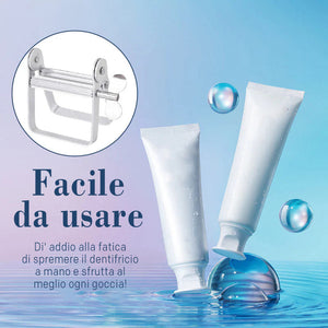 Spremi-dentifricio in metallo
