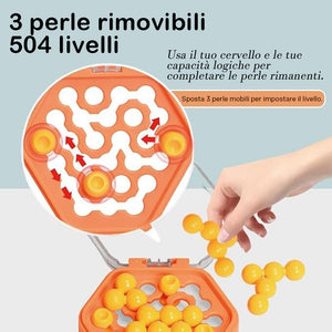 Puzzle tascabile con perline da trasformare in gioco di puzzle
