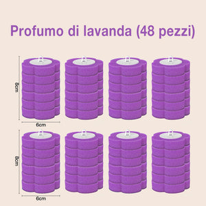 Spazzolino per WC monouso con testina in spugna