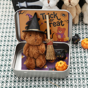 🎃🧸Scatola regalo con grazioso orsetto di Halloween🌟👻