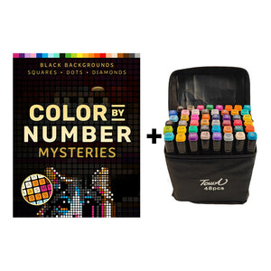 🎨100 puzzle da colorare con i numeri: fantastico libro da colorare