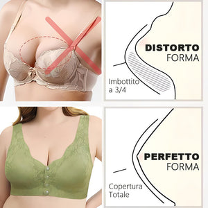Reggiseno comodo e pratico con abbottonatura frontale