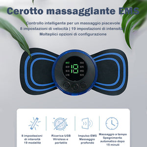 Mini massaggiatore portatile per spalle, collo e vita