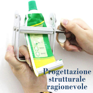 Spremi-dentifricio in metallo