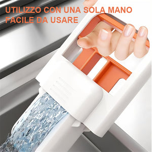 🧼Mini mocio pieghevole da tavolo – Mocio bagnato e asciutto