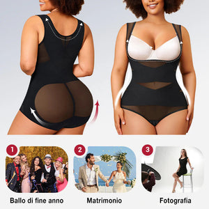 Body modellante per il sollevamento del seno e della pancia