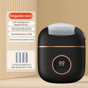 Levigatrice digitale elettrica per piedi