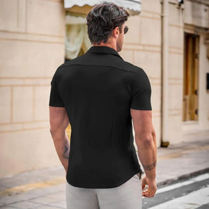 Camicia slim fit – 4-Way Flex, antipiega e adatta dall'ufficio alla palestra
