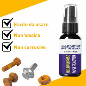 Spray multiuso per la rimozione della ruggine