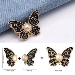 ✨Confezione da 4 bottoni a farfalla staccabili🦋