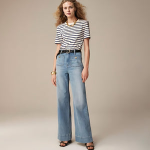 👖Pantaloni larghi a vita alta da donna