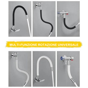 Prolunga flessibile per rubinetto dell'acqua per uso domestico
