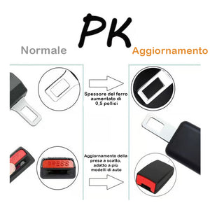 Estensione della fibbia della cintura di sicurezza dell'auto Clip per cintura di sicurezza