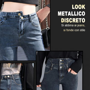 🏆Bottoni di prolungamento in vita in metallo per jeans a molla🔩👖