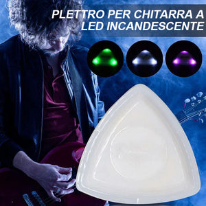 Plettro luminoso per chitarra