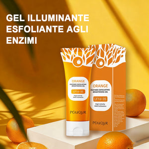 Gel esfoliante agli enzimi d'arancia