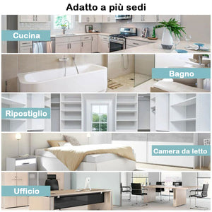 Ganci adesivi da parete resistenti - Montaggio senza chiodi per cucina, bagno e ufficio!