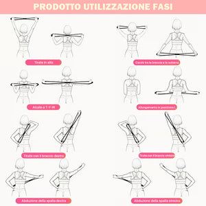 Fasce di resistenza, fasce per esercizi a forma di 8 per donne e uomini