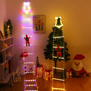 Luci LED per scale di Babbo Natale