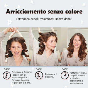 Strumenti per arricciare i capelli senza riscaldarli