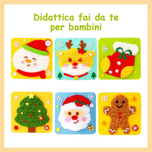 Set di bambole natalizie ricamate fai da te