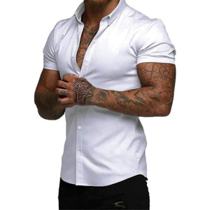 Camicia slim fit – 4-Way Flex, antipiega e adatta dall'ufficio alla palestra
