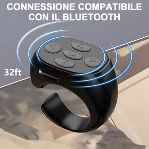 🎅 Telecomando wireless Bluetooth con punta delle dita