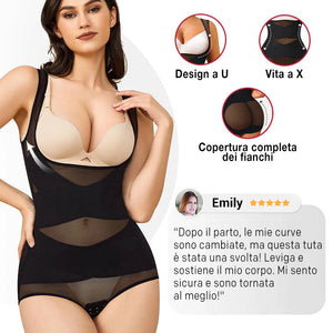 Body modellante per il sollevamento del seno e della pancia