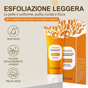 Gel esfoliante agli enzimi d'arancia