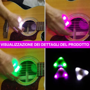 Plettro luminoso per chitarra