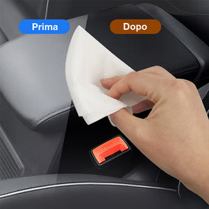 Salviette per la pulizia e la lucidatura degli interni auto (80 pezzi/confezione)
