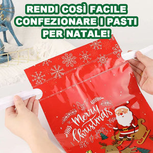 🎅🎁 Borsa regalo di Natale con coulisse