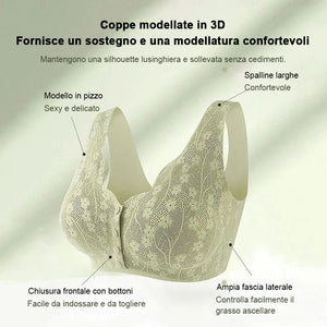 Reggiseno comodo e pratico con abbottonatura frontale