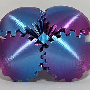 Sfera rotante con ingranaggio 3D