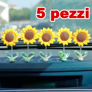 Decorazioni floreali in auto