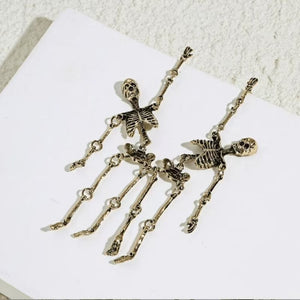 🔥Orecchini decorativi a forma di teschio di Halloween