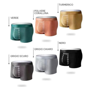 Biancheria intima da uomo con terapia magnetica e massaggio