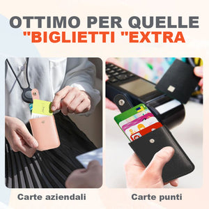 Organizer per carte estraibile personalizzato (Compra uno prendi uno gratis)