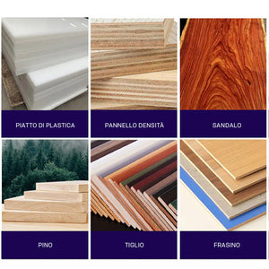 💥Resistenza estremamente elevata🔥Set di punte Forstner professionali per la lavorazione del legno🔥