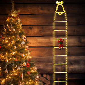 Luci LED per scale di Babbo Natale