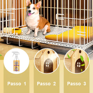 Spray deodorante forte per animali domestici