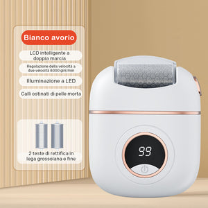 Levigatrice digitale elettrica per piedi