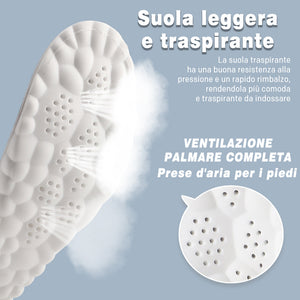Solette casual ammortizzanti ad alta elasticità